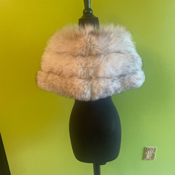 Vintage Silver Fox Stole Wrap - Picture 2 of 5